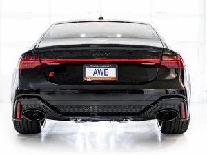 Audi RS7 Performance Exhaust - AWE Tuning - SwitchPath Cat-Back - Diamond Black - `21-`23
